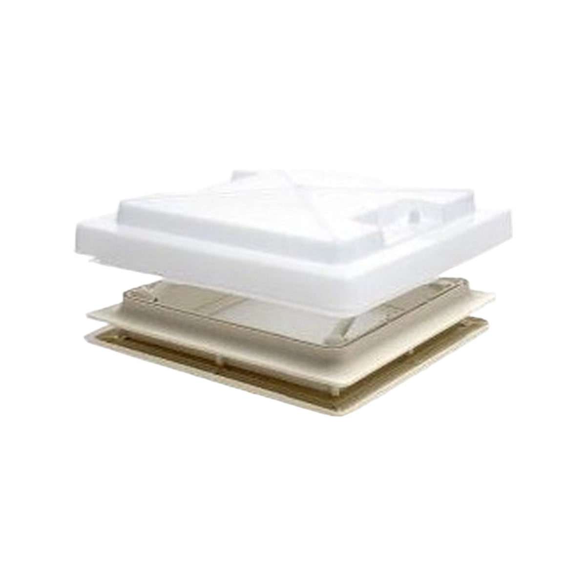 MPK Dakluik 28x28 Wit Kader+Vliegenhor