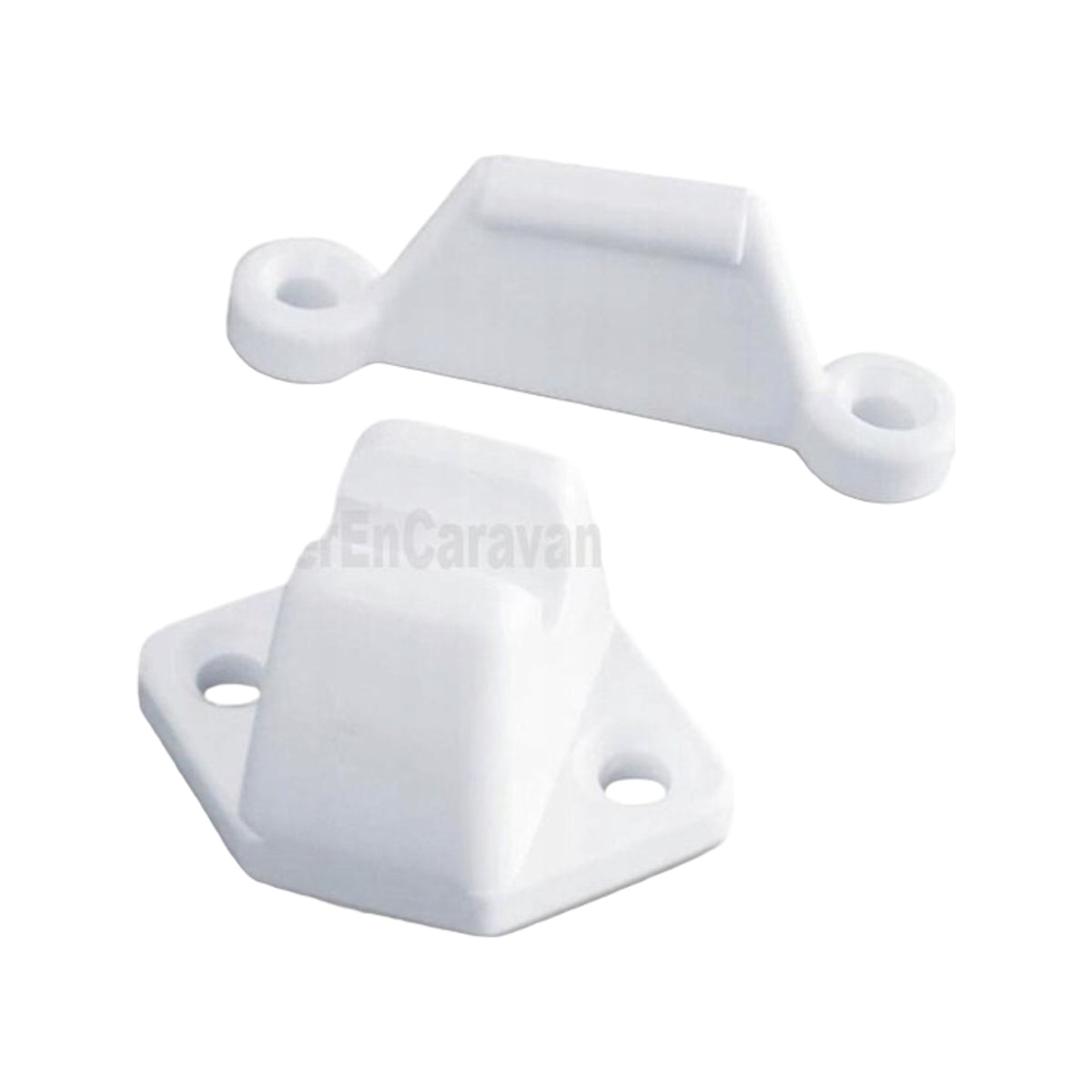 Deurvanger pvc wit 2 dlg.