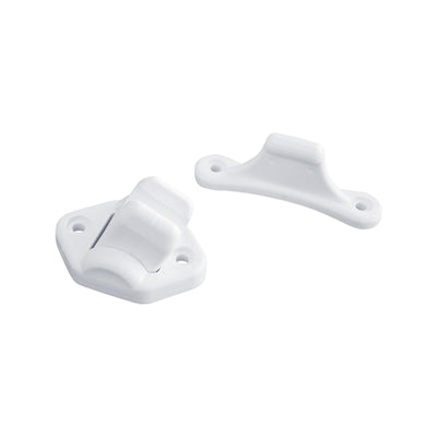 Deurvanger 2-delig Beweegbaar Wit 3mm