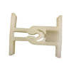 Deurvanger nylon wit 2 dlg.