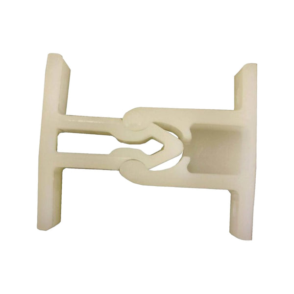 Deurvanger nylon wit 2 dlg.
