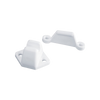 Deurvanger pvc wit 2 dlg.