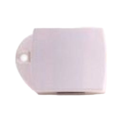 Drukknopslot wit spanjolet + plaatje