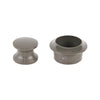 Knop+ring grijs a 2 st pushlock