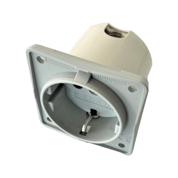 Berker Contactdoos 230V Inbouw Grijs Mat