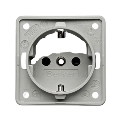 Berker Contactdoos 230V Inbouw Grijs Mat