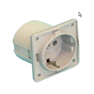 Berker Contactdoos 230V Inbouw Grijs Mat