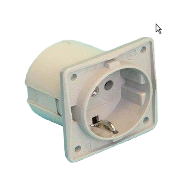 Berker Contactdoos 230V Inbouw Grijs Mat