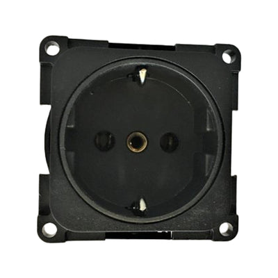 Presto Contactdoos 230V Inbouw Zwart