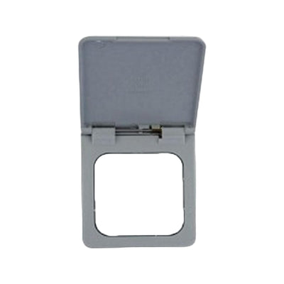 Presto Contactdoos Cover met Klepje Grijs