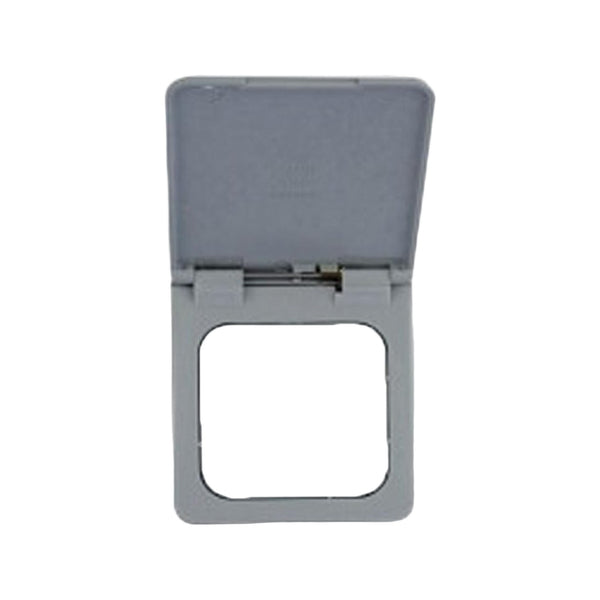 Presto Contactdoos Cover met Klepje Grijs
