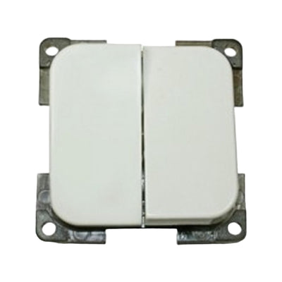 Presto Wipschakelaar Dubbel Inbouw Wit