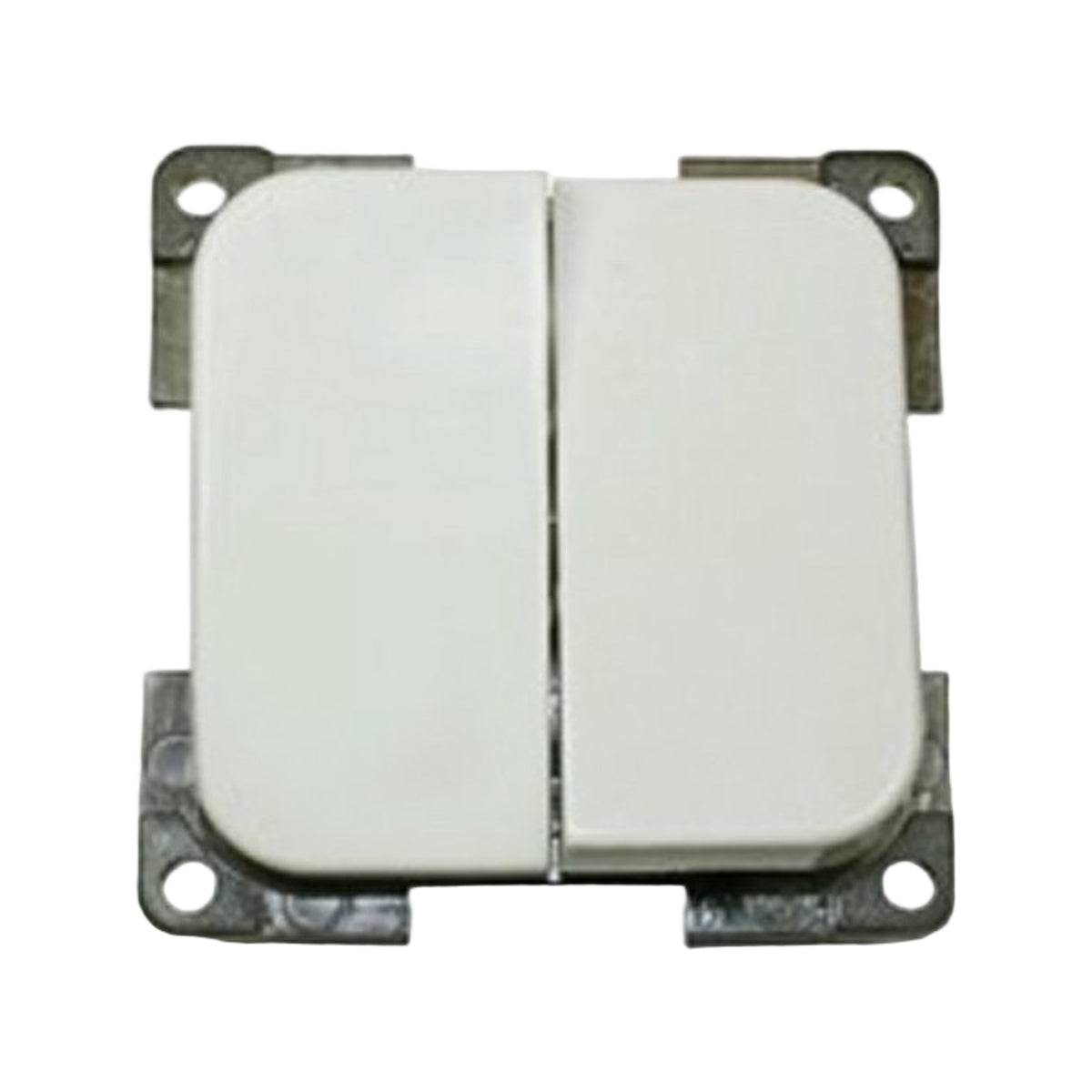Presto Wipschakelaar Dubbel Inbouw Wit