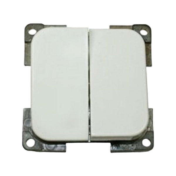 Presto Wipschakelaar Dubbel Inbouw Wit