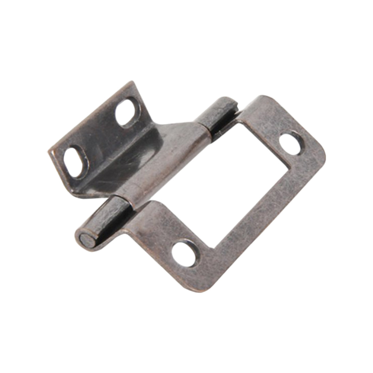 Scharnier 2-50mm dubbel gekn.brons a 2st