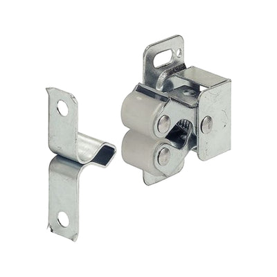Dubbele rolsnapper metaal a 2 st