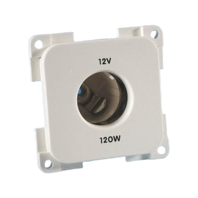 Presto Contactdoos 12V Groot Gat Inbouw Wit