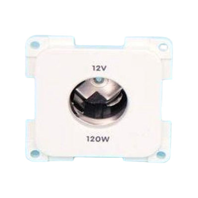 Presto Contactdoos 12V Groot Gat Inbouw Wit