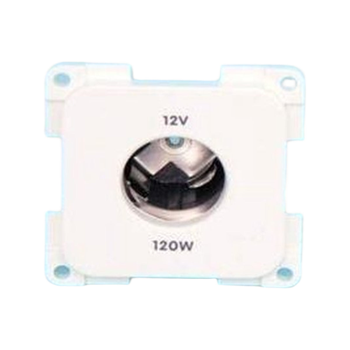 Presto Contactdoos 12V Groot Gat Inbouw Wit