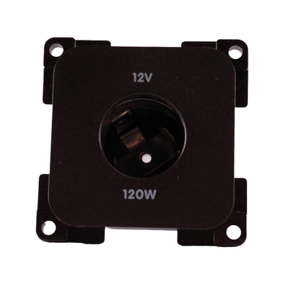 Presto Contactdoos 12V Groot Gat Inbouw Bruin