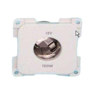 Presto Contactdoos 12V Groot Gat Inbouw Grijs
