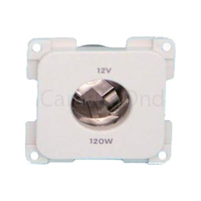 Presto Contactdoos 12V Groot Gat Inbouw Grijs