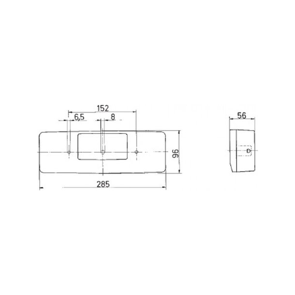 Ocs Achterlicht Jokon Li 285X96Mm
