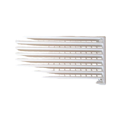 Ventilatierooster Wit 17x9cm