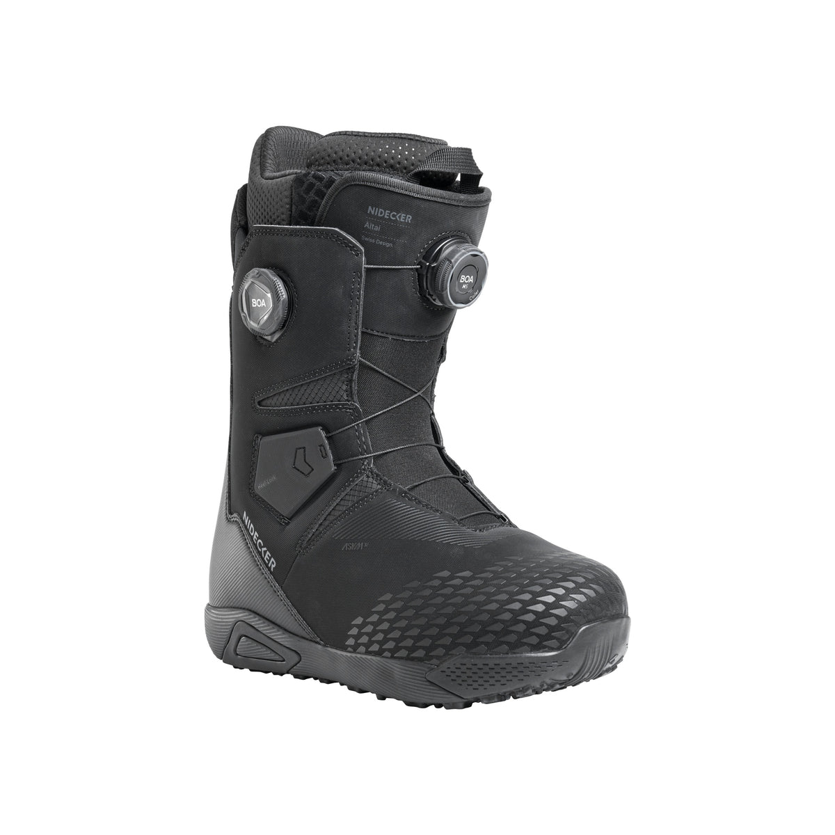 Burton Ion Boa snowboardboot zwart met dual Boa draaisluiting systeem