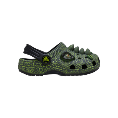 Crocs Classic IAM Scary Dino Clog T — Black