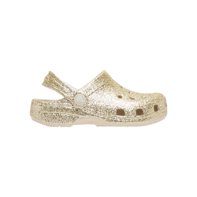 Crocs Classic Chunky Glitter Clog T — Sandstone