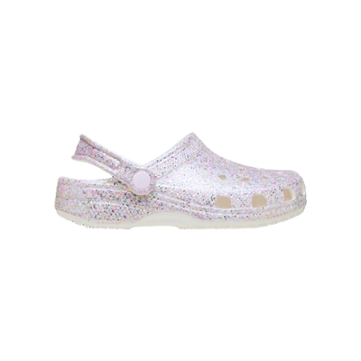 Crocs Classic Fantasy Glitter Clog K — White