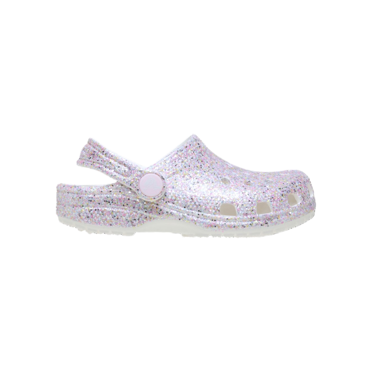 Crocs Classic Fantasy Glitter Clog T — White