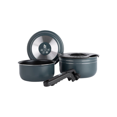 Bo-Camp - Pannenset - Trekking - 5-Delig - Aluminium