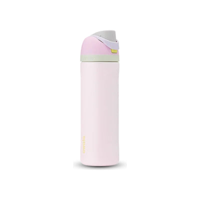 Owala FreeSip drinkfles roze - isolerende waterfles met deksel voor onderweg - 650ml thermosfles