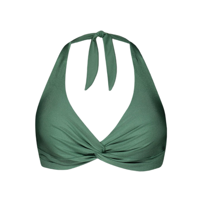 Barts Isla Cross Halter — celadon
