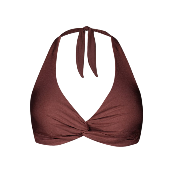 Barts Isla Cross Halter — maroon