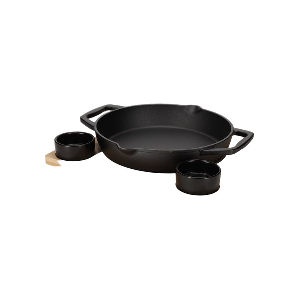 JENS Living Gietijzeren Grill & Serve Set