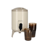 JENS Living Sapdispenser Set met 4 Bekers Taupe