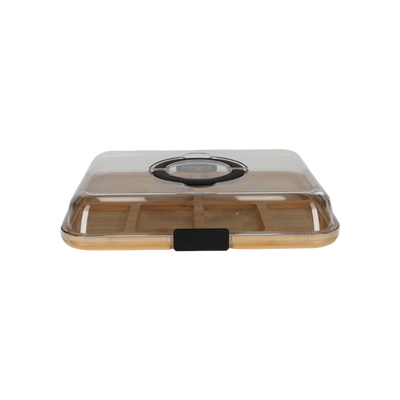 JENS Living Bamboe Snack Tray Met Deksel