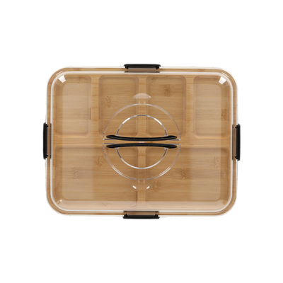 JENS Living Bamboe Snack Tray Met Deksel