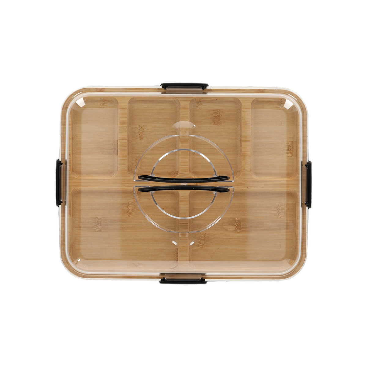 JENS Living Bamboe Snack Tray Met Deksel