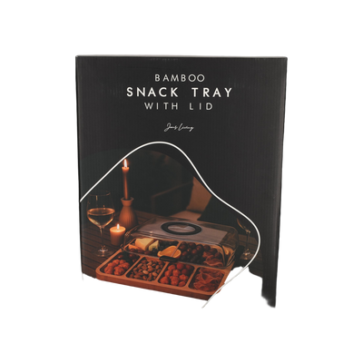 JENS Living Bamboe Snack Tray Met Deksel
