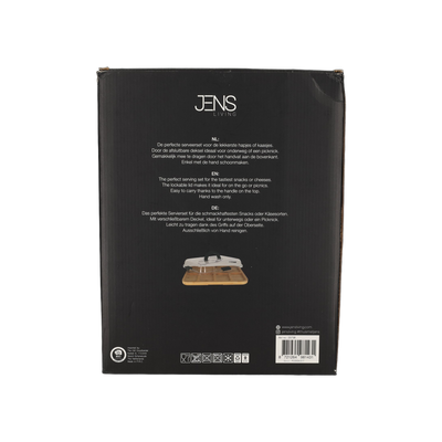 JENS Living Bamboe Snack Tray Met Deksel