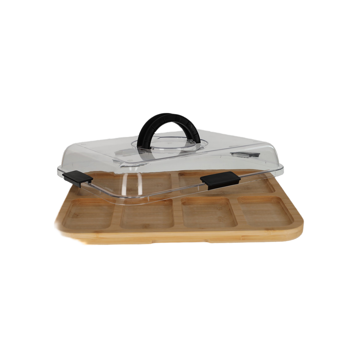 JENS Living Bamboe Snack Tray Met Deksel