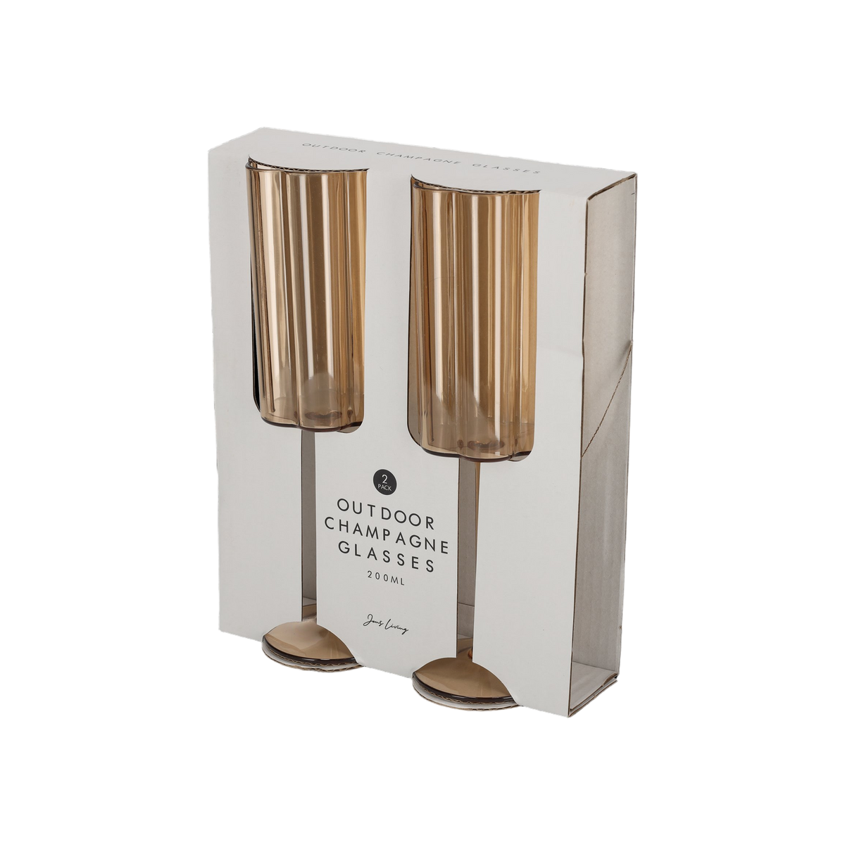 JENS Living Outdoor Champagneglazen Amber /2