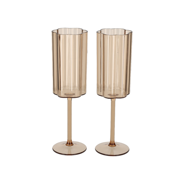 JENS Living Outdoor Champagneglazen Amber /2