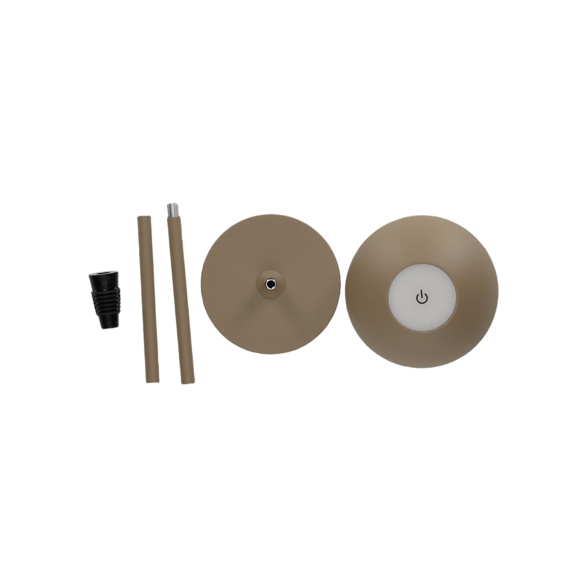 JENS Living 3-in-1 LED Touch Lamp Taupe