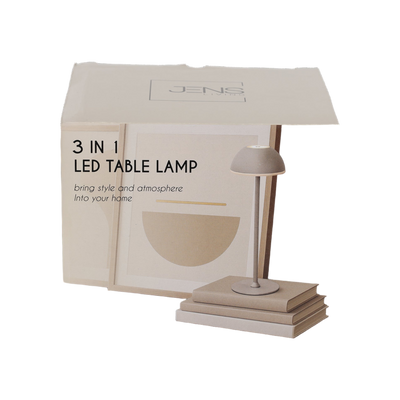 JENS Living 3-in-1 LED Touch Lamp Taupe
