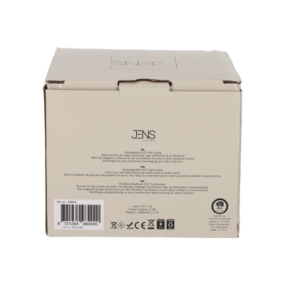 JENS Living 3-in-1 LED Touch Lamp Taupe